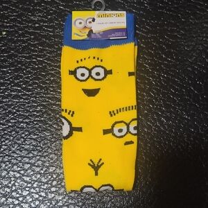 Minions Yellow Crew Socks
